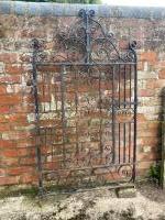 RESERVED 19th Century Iron Scroll Decorative Garden Gate (Stk No.4172 ...